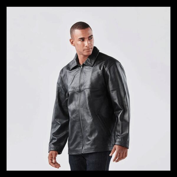 MEN'S CLASSIC LEATHER JACKET Thumbnail