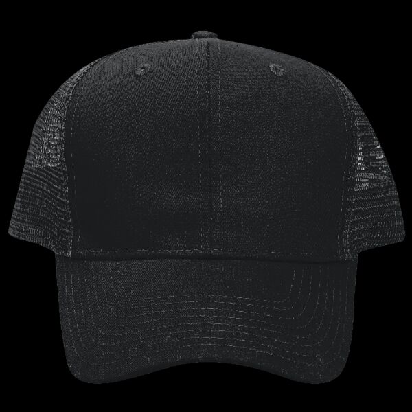 OTTO CAP 6 Panel Mid Profile Mesh Back Trucker Hat Thumbnail