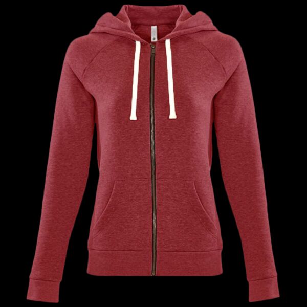 Women's Malibu Raglan Full-Zip Hoodie Sweatshirt Thumbnail