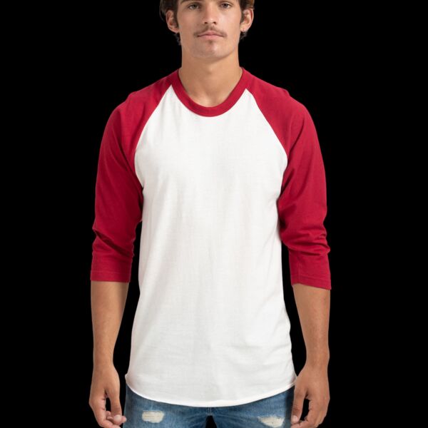 Tultex 245 - Unisex Fine Jersey Raglan Tee Thumbnail